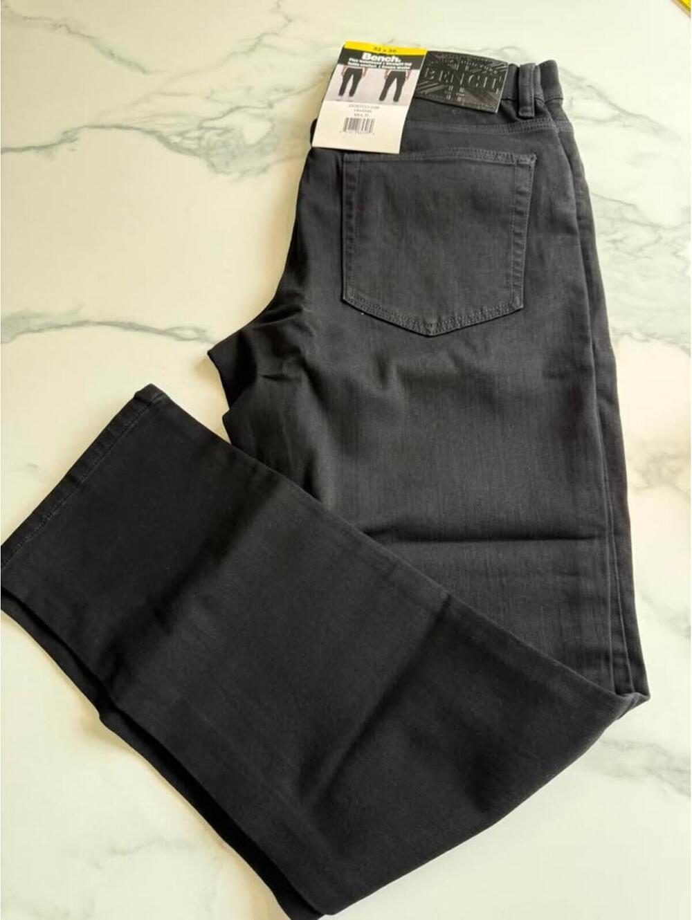 Bench men’s black jeans flex waistband straight leg 32x30